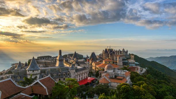 Visiting French village in Danang vietnam